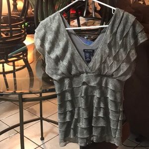 *MAX EDITION* Women’s Silver Blouse Top